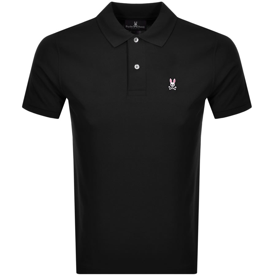 Alternative Image for ProductPsycho Bunny Classic Polo T Shirt Black1